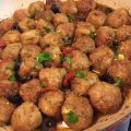 ALBÓNDIGAS CON SALSA DE OLIVAS , TOMATE SECO Y[...]