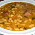 POTAJE DE ALUBIAS BLANCAS CON ESPINACAS