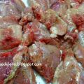 Conejo troceado asado
