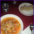 Judías estofadas con verduras