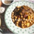 Rabo de ternera con garbanzos