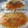 Muffins de dos quesos (magdalenas saladas)
