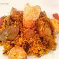 PAELLA MIXTA DE CARNE Y MARISCO
