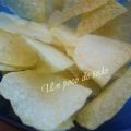 Patatas chips al microondas