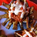 BERENJENA RELLENA DE ATUN Y VERDURAS