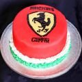 Tarta Ferrari....y no! no es un coche modelado!