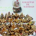 Galletas de navidad decoradas con lacasitos