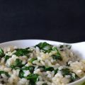 Risotto de espinacas