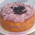 BIZCOCHO DE MORAS Y MASCARPONE