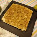 Tarta de manzana del revés