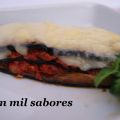 MILHOJAS DE BERENJENA Y CHORIZO