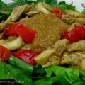 Ensalada de Espinacas con Berenjena y Pimientos[...]