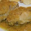 CONTRAMUSLOS DE POLLO EN SALSA DE NARANJA