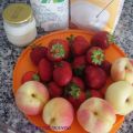 BATIDO DE FRESAS Y ALBARICOQUES