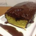 Bizcocho de Naranja glaseado con Chocolate.