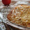 Pastel al horno de merluza y gambas