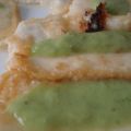 QUESO ASADO CON MOJO VERDE