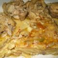 Tortilla de patatas guisada en pollo al ajillo[...]