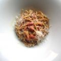 Espaguetis integrales a la carbonara