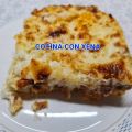 Pastel de col y carne, con Thermomix + Horno