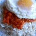Arroz a la cubana sin plátano