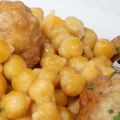 Garbanzos con bolitas de carne