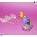 Piruletas de chocolate Barbapapa