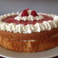 Tarta de fresas con nata (manual y thermomix)