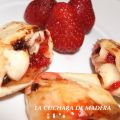HOJALDRE RELLENO DE FRESAS Y CHOCOLATE