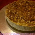 TARTA MOUSSE DE GALLETAS CON NUECES Y CARAMELO