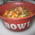 Sopa de habichuelas blancas, salchichas[...]