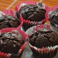 Muffins con doble chocolate