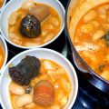 Judiones con chorizo y morcilla