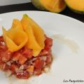 TARTAR DE JAMÓN IBÉRICO, TOMATE Y MELÓN