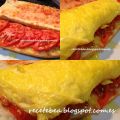 Montado de tortilla francesa con tomate raf