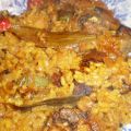 Paella de conejo (para 6)