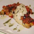 Dorada al horno con samfaina