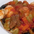 Guiso de carne y pasta