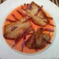 SECRETO IBÉRICO CON JAMÓN Y SALMOREJO