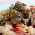 Ensalada de alubias con tofu