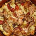 Rustidera de pollo con patatas