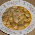Alubias con Setas en Salsa de Vino