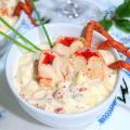 Cóctel de bogavante y frutas