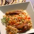 Pochas blancas con alitas de pato