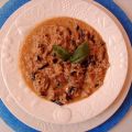 MINESTRA DI MELANZANE E RISO CON CREMA D'UOVO