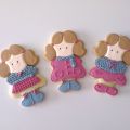 ♥ Galletas decoradas: Las niñas guardan su ropa[...]
