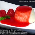 Panna cotta o panacota a la vainilla con salsa[...]