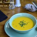 Crema de Zanahoria y Puerro con Ajo