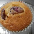 Cupcakes de cerezas, manzana y arándanos.