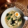 Miso Ramen con setas y pollo